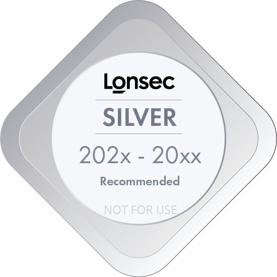 Lonsec Consistency Seal - Silver